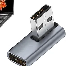 Tobo USB 3.1 90° Adapter USB A Male to Female Right Angle Coupler 10Gbps USB 3.1 Data Transfer Charging Converter Connector,for Power Bank Tablet Computer (TD-1074TC) image 1