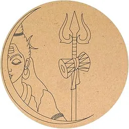 LASERIK® Half moon Shiva pre-marked MDF (4in)-picture-17