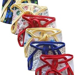 Tinchuk Newborn baby Hosiery cotton cloth double layer nappies Multicolor (0-6 months) (6 PIECE)-picture-29