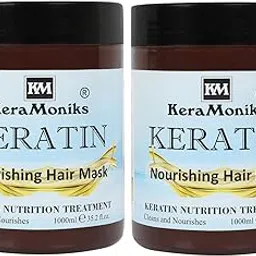 Keramoniks Keratin Nutrition Treatment Keratin Hair Mask 1000 Ml x 2 (Pack Of 2)-picture-27