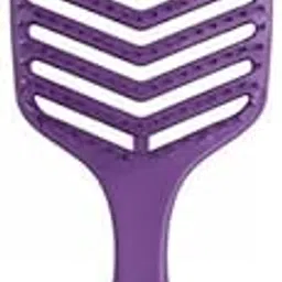 2xProfessional Vented Hair Brush Detangling Soft Durable for All Hair Types Dark Purple-picture-23