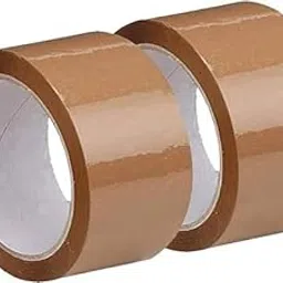 CRAE Brown Packaging Cello Tape For Office, Home and E-Commerce Packing | 100M | Pack of 2-picture-12