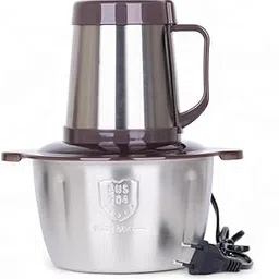 DHOLAKIYA FEB Electric Food Chopper with 2L Stainless Steel Bowl – 300W Meat Mincer & Vegetable Cutter with Garlic Peeler, Egg Whisk, Carrot Grater – 2-Speed Processor for Busy Kitchens-image-45