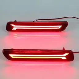ETH Rear Matrix Reflector LED Light for Suzuki Baleno Brezza Swift Dzire S-Presso S-Cross Alto Swift Ritz Ertiga WagonR Celerio Ciaz SX4 – Sequential Flowing Arrow Brake Indicator Lamp (2Pcs Type-F)-image-1