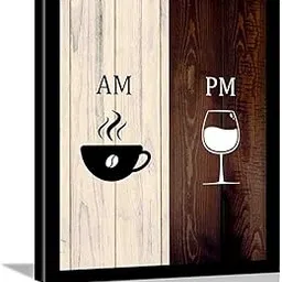 kotart Engineered Wood - Cooking Quotes Kitchen Wall Posters With Frame (11X14 Inch, Brown)-picture-17