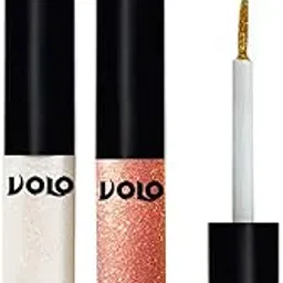 Volo WATERPROOF GLITTER EYE LINER (White & Rose Gold)-picture-16
