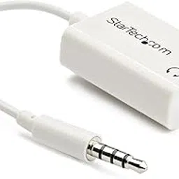 StarTech.com 3.5mm 4 Position to 2x 3 Position 3.5mm Headset Splitter Adapter M/F - White Headphone Microphone Splitter - 4 pin / 4 pole-picture-17