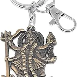 aura Double Sided Kali Maa Mahakali Metal Keychain For Bike Car House Office Keys Husband Wife Men Women Girls Boys Gift Key Chain For Parents-picture-59