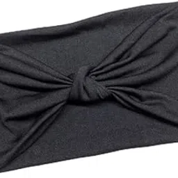 ujeavette 6xWomen's Wide Head Wrap Elastic Headband for Sports, Running, Yoga Black-picture-23