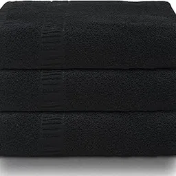 Kuber Industries Premium Super Soft, Fluffy, and Absorbent, Cotton Bath Towel Perfect for Daily Use, 30"x60", Pack of 3 (Black), Standard (HS39KUBMART023836)-image-53