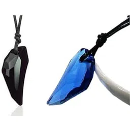 ffzdena 2PCS Pendant Necklace for Men and Boys - Stylish Black Rope Chain Included-picture-40