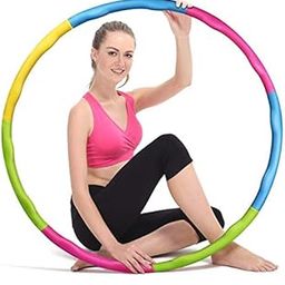 generic Crazy Sports Plastic Hula Hoop, Exercise Ring for Fitness with 30 inch Diameter for Boys, Girls, Kids and Adults (Multicolor)-picture-32