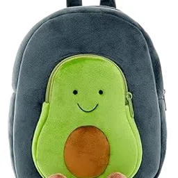 blue tree Cute Kids Backpack Toddler Bag Plush Animal Cartoon Mini Travel Bag for Baby Girl Boy 1-5 Years (small, Avocado Blue, Avocado Blue)-picture-13