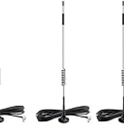 generic NBR Magnetic Base 4G LTE Antenna for with TS9 Male Right Angle for WiFi MiFi Hotspot WCDMA, Omni Direction USB Modem Aircards and LTE, CCTV with Magnetic Stand Base 10Ft. RG-174 Cable Pack of 5-picture-26