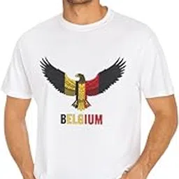 Belgium-Printed T-Shirt |Color - White |Fabric - Cotton| Size-XL | TN-_1612-picture-19