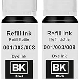GEDI 003 Black Refill Ink for Epson L3110, L3150, L3250, L3252 L3115, L3116, L3101, L3210, L3215, L3216, L3151, L3152, L3156, L5190 Printer (Pack of 2)-image-6