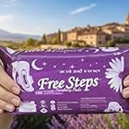 Free Steps Sanitary Pads, large size 50 Count, maxi with Wings-picture-16