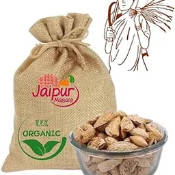 JAIPUR MASALE Natural Premium Kagazi Badam | Almond with Shell | Badam With Shell Dry Fruits |High in Fiber Healthy Almonds | Kagdi Badam Healthy Snack (200 Gram)-picture-25