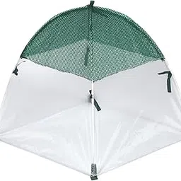 UJEAVETTE Plant Shade Tent Sun Protection Raised Garden Bed Outdoor Plants Plant Cover Green White-picture-14