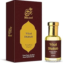 BinAwf Wisal Dhahab Timeless Charm Attar – Alcohol-Free Long Lasting Perfume Oil for Men & Women (6 Ml) - Best Dubai Attar-picture-16