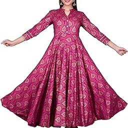 Women's Rayon Printed Anarkali Kurta|Anarkali Kurti for Women|Women's Kurtis-picture-54