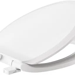 American Standard 5503A00B.020 Slow Elongated Closed Front Toilet Seat, White-picture-12