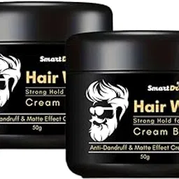 Hair Wax For Men | Strong Hold Matte Finish | Natural Hair Styling Wax | All Hair Types | Multiple Hairstyles - 50g (Pack - 2)-picture-55