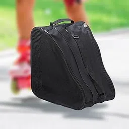 UJEAVETTE® Breathable Skating Bag Ice Skating Shoulder Strap Adjustable Outdoor Roller Black-picture-23