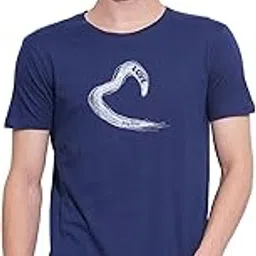 being human Mens Blue Crew Neck T-Shirt-picture-10