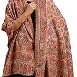 tweedle Wool Blend Kani Shawl/Stole for Women | Size - 40 x 80 inches-picture-19
