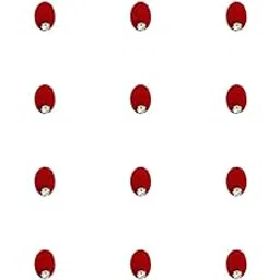 Comet Busters Red Oval Bindi for Women With Stone (5mm) (BIN1442)-picture-15