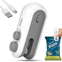 Mini Bag Sealing Machine for Food Packets, USB-C rechargeable Bag Sealer, 2 in 1 Bag Sealer Heat Seal with Cutter and Magnet-image-81