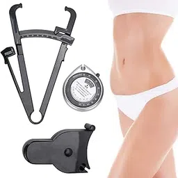 Dioche Body Fat Caliper and Measuring Tape for Body, Fat Caliper Body Measuring Ruler Measure Tape for Waist Leg Arm Measurement Tools Help Track Weight-image-77