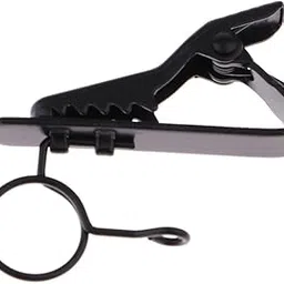 Durable Metal Small Microphone Hands Free Collar Tie Clip with Ring 10mm for Stage Show Mic Accessory-picture-14