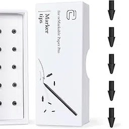 CoBak [10 PCS] Replacement Tips for Remarkable Paper Pro Marker/Marker Plus Stylus Pen - Premium Resin Refill Nibs for Precise Writing and Sketching, Black-picture-12