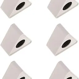 WON Mic Id ABS Injection Molding Triangular Interview Mic Microphone Logo Flag Station Logo -White/Black Pack of 6-picture-50