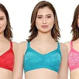 ksb enterprises Women Net Non-Padded Wire Free Regular Bra-picture-27