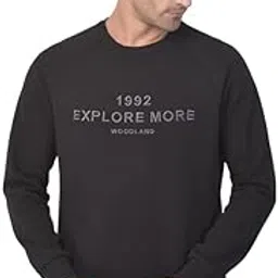 Woodland Men Cotton Blend Cotton Polyester Casual Round Neck Regular Fit Sweatshirt-picture-12
