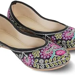 dfr Womens Rajasthani Embroidered Mojari Juti Girls Shoe-picture-35