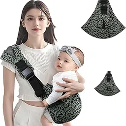 Carrier for Baby, Sling Carrier for 0 to 3 Year Baby, Adjustable Baby Side Carrier for Daily Errands, Outdoor Walks, Shopping Trips, Fits 120-172cm-picture-16