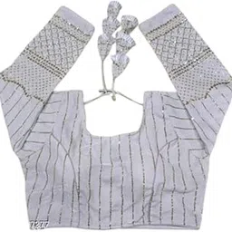 Womens Velvet Stylish Full Sleevess Blouse-image-5