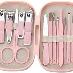 VAUGHN 14-in-1 Manicure Pedicure Set for Men & Women – Professional Nail Clipper Kit with Fingernail, Toenail, Cuticle Trimmer, Nail File & Grooming Tools in Portable MULTICOLOR Travel Case-picture-11