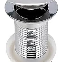 BHANMATI Hardware Item Stainless Steel Wash Basin Waste Popup Sink Coupling with Full Thread | Sink Waste Coupling | Waste/Drainer Coupling ((5 Inch)) Pack of 1-image-2