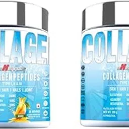 Existrong Marine Collagen Peptides, Watermelon and Mango Flavour, with Vitamin C and Glutathione, 200g, Pack of 2-picture-12