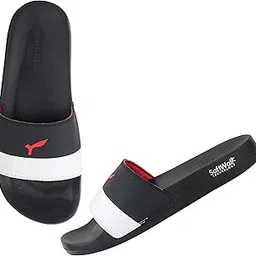 urjo OUTINGS Men's Sliders Lightweight Stylish Anti-Skid Arch Support Durable Dailywear Slipper by Welcome-picture-14