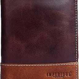 imperious - the royal way IMPERIOUS Men's Genuine Leather. Wallet | Gift for Rakshbandha, Rakhi Gifts for Brothers (Italian Brown)-picture-15
