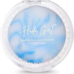 HUDA GIRL Blue Sky & Cloud Instant Oil Control Gel Compact Powder for Oily Skin - Mattifying, Poreless Finish - 2in1 Primer & Oil Control Compact Powder, Long-Lasting Compact for Women-image-12