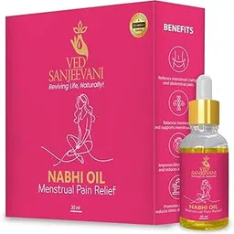 Menstrual Comfort Nabhi Oil, Ved Sanjeevani | For Period Cramps & Abdominal Discomfort | With Herbal Ingredients | 30 ml-picture-62