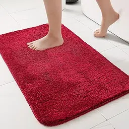 The First Home Decor Floor Mat, Bath Mat, Doormat, Bathroom Carpet, Absorbent Soft Carpet, Quick Dry Dirt Barrier for Home, Office, (DRD8)-image-6