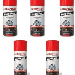Motorwax Injector Cleaner Spray (165mL) | Throttle Body & Carburetor Cleaner | German Innovation | Compatible with Petrol & Diesel Engines | Improves Fuel Efficiency & Reduces Emissions (Pack of- 5)-image-48